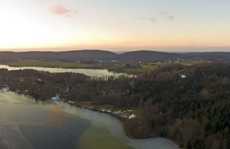 Belvédère des Quatre Lacs dans le Jura
