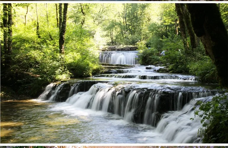 Cascade du Hérisson dans le Jura